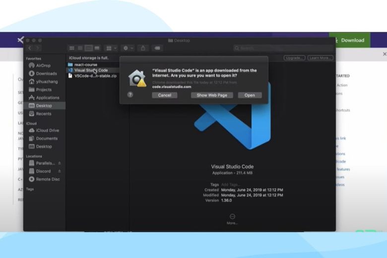 cai dat-visual-studio-code- danh-cho-macos.-2
