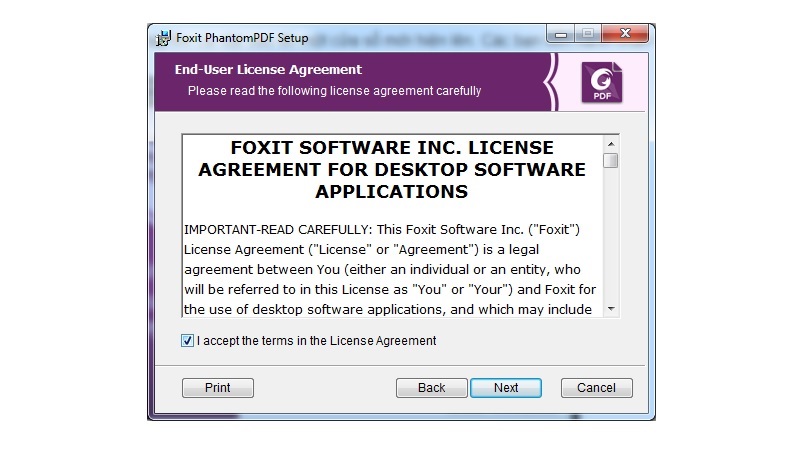 taiphanmemungdung-95 Chọn vào ô I Accept the terms in the License Agreement